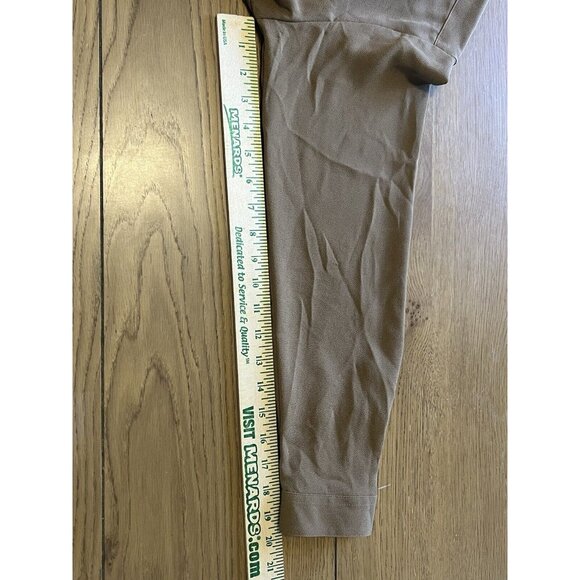 J.Jill Brown Button Up Long Sleeve Collared Polyester Shirt Size Medium Career - Picture 11 of 14